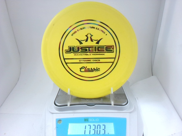 Classic Soft Justice - Dynamic Discs 173.03g