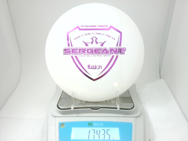 Fuzion Sergeant - Dynamic Discs 174.35g