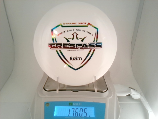 Fuzion Trespass - Dynamic Discs 176.05g