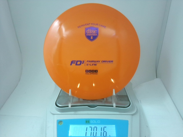 S-Line FD3 - Discmania 170.16g