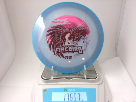 '23 Nate Sexton Glow Halo Champion Firebird - Innova 176.57g