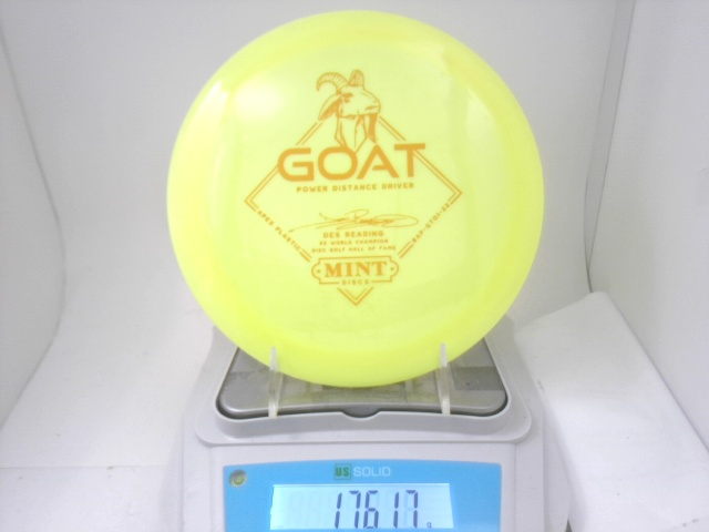 Des Reading 3x World Champion Apex Goat - Mint Discs 176.16g