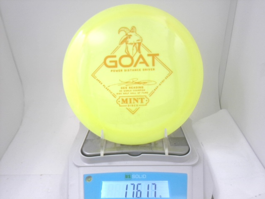 Des Reading 3x World Champion Apex Goat - Mint Discs 176.16g